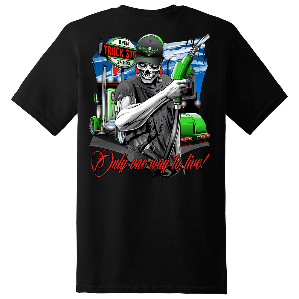 One Way To Live Short Sleeve T-Shirt