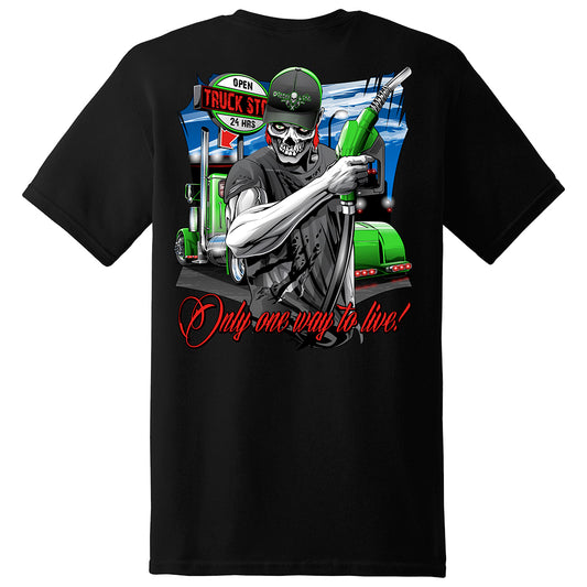 One Way To Live Short Sleeve T-Shirt