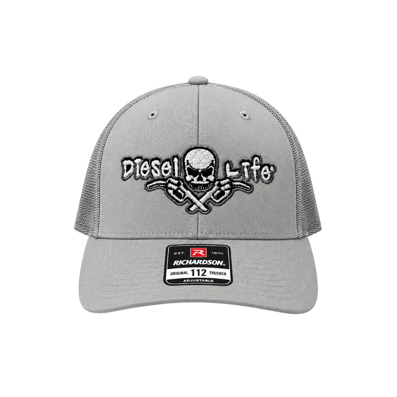 Richardson Snap Back Hat - Silver/Grey Camo/Grey