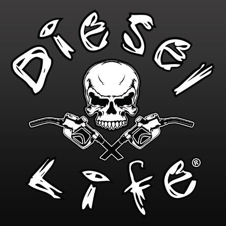 Diesel Life Center Glass Window Decal - Diesel Life®