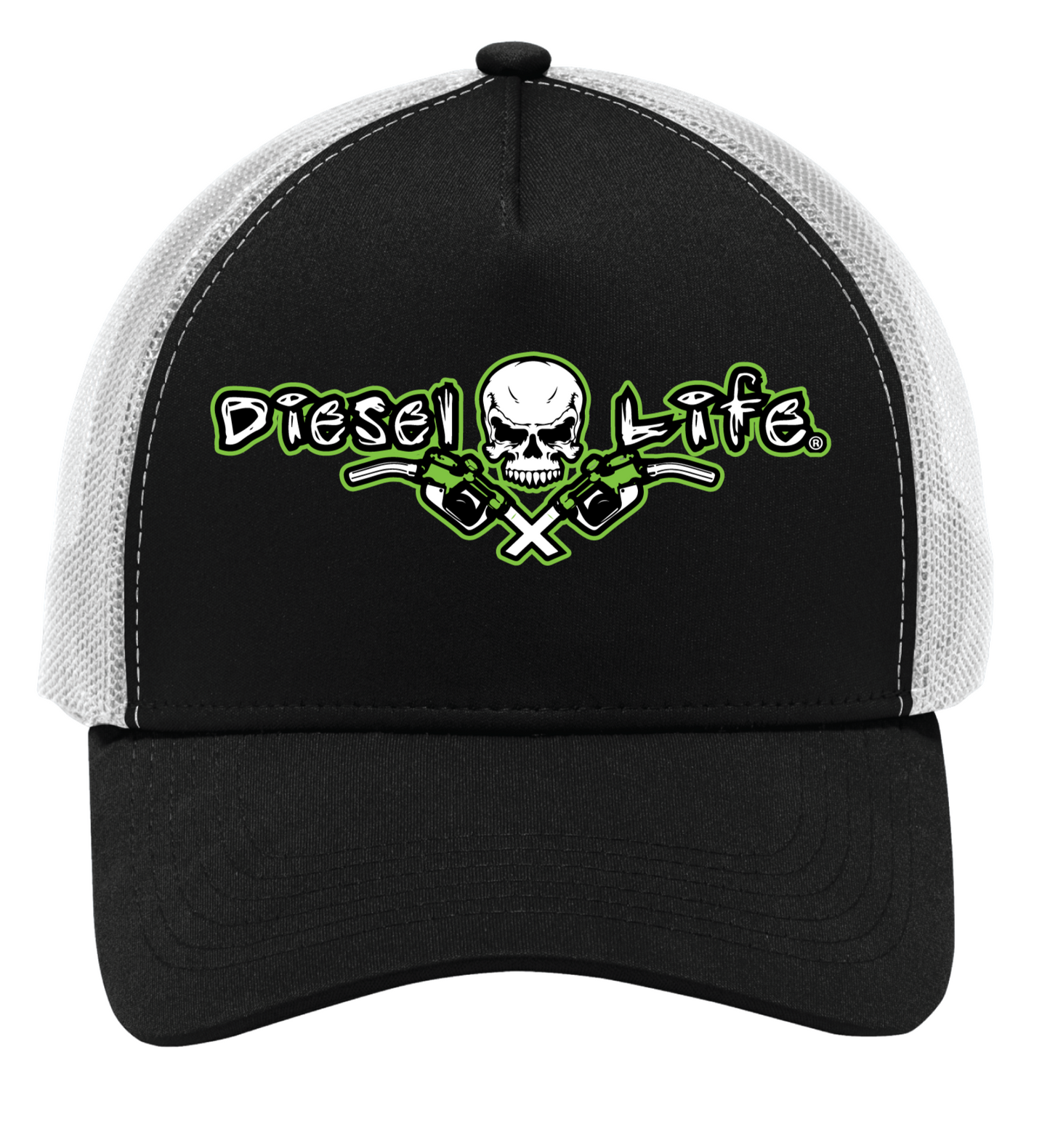 Diesel Life Poly Mesh Foam Front Trucker Cap - Diesel Life®