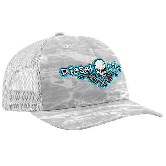 Diesel Life Richardson Mossy Oak Elements Snap Back Hat - Bonefish/Light Grey - Diesel Life®