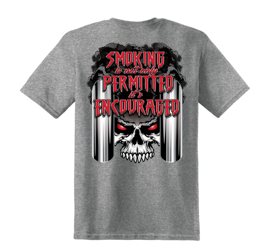 Diesel Life Smoking Permitted T-Shirt - Diesel Life®