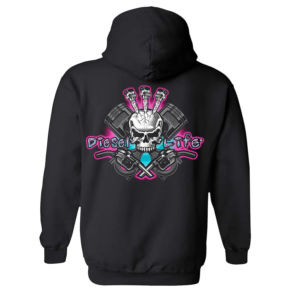 Women's Diesel Life Injector Skull Hoodie - Diesel Life®