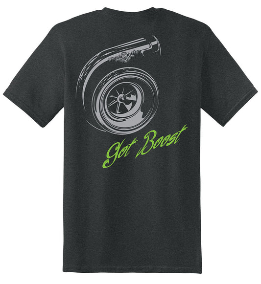 Turbo Short Sleeve T-Shirt - Tweed with Gray and Green Imprint - Diesel Life®