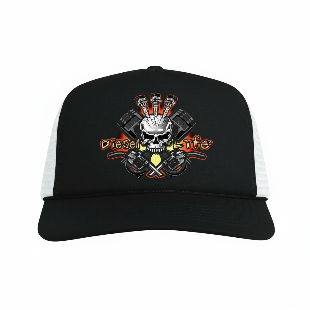 Diesel Life Injector Poly Foam Mesh Trucker Cap - Diesel Life®