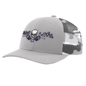 Diesel Life Richardson Snap Back Hat - Silver/Grey Camo/Grey